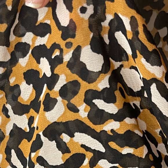 Leopard print duster/ swim Coverup - Picture 6 of 6